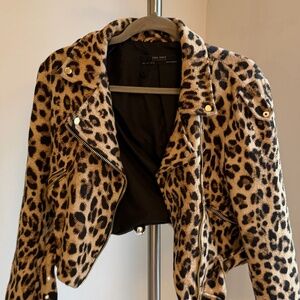Cheetah print jacket